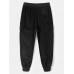 Men Corduroy patchwork Pocket Loose Cargo Sweatpants