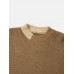 Men Design Color Block Long Sleeve Warm Knitted Sweaters