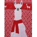 Christmas Mens Cartoon Alpaca   Geometry Knitted Warm Pullover Sweaters