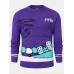 Mens Cartoon Animal Letter Embroidery Crew Neck Ribbed Knit Sweaters