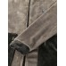 Mens Flannel Vintage Warm Stand Collar Jacket Jogging Pants Two  Piece Pajamas Set