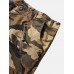 Mens Camo Utility Street 100  Cotton Tie Cuff Cargo Pants