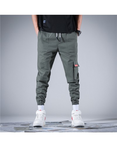 Men’s Pants Spring Summer Hip Hop Slack Bottom Joggers Street  wear Drawstring Adjustable Hiking Sport Cycling Trousers