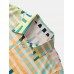 Men Multi Color Geometric Soft Leisure All Matched Skin Friendly Shirts